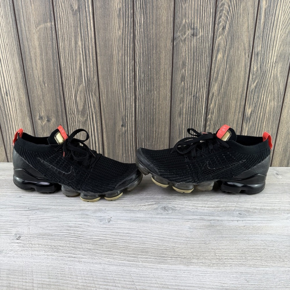 Nike Air VaporMax Flyknit 3 Snakeskin Black Running Shoes AJ6900-023 Men's 9 US